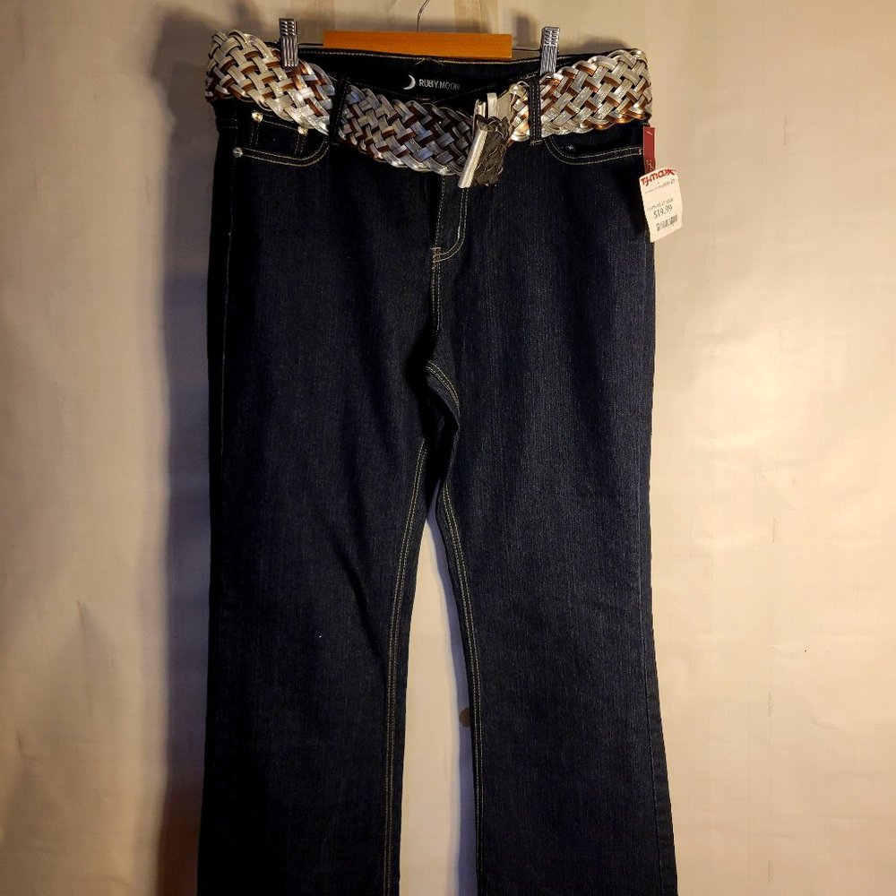 Ruby Moon Jeans with belt -- ITEM #1375